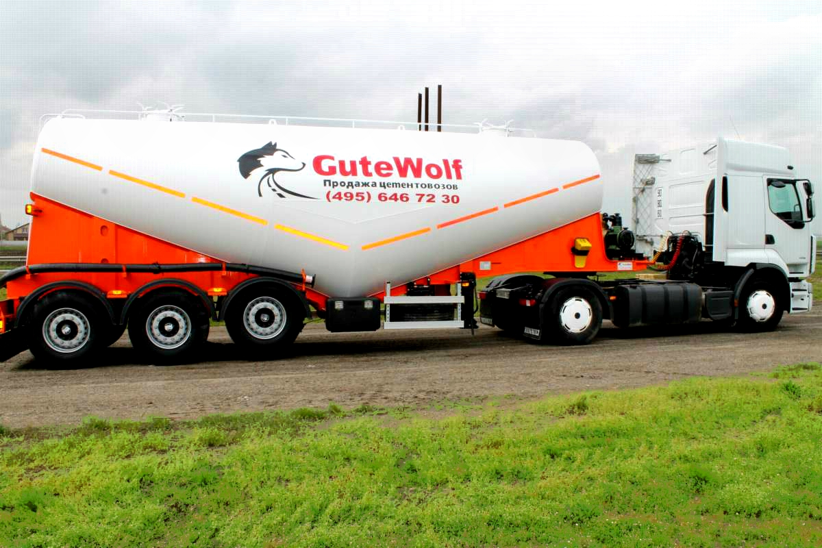 Cement carrier GuteWolf, 34м3, steel