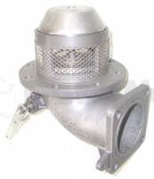 Пневматический донный клапан 4 дюйма с фильтром, секвенциальный