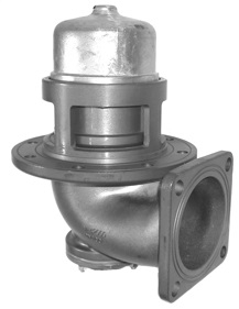Пневматический донный клапан 4 дюйма с компенсацией давления и фильтром из нерж. стали