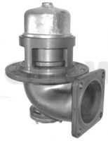 Пневматический донный клапан 4 дюйма с компенсацией давления и фильтром из нерж. стали